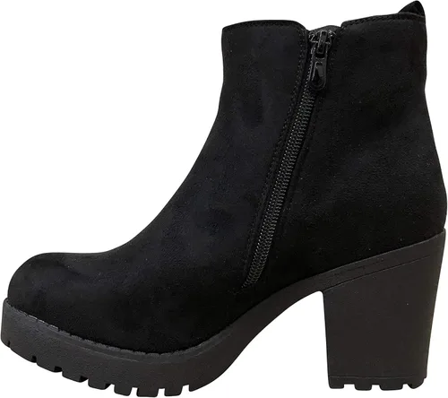 Miniatura 4 de Refresh Club-01 - Botines con tacón para mujer, fácil de poner., 8.5
