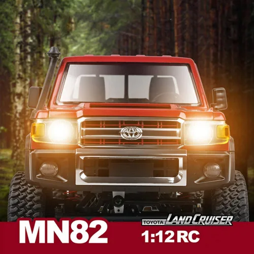 Miniatura 8 de HLSFWDRIVE RC Rock Crawler RC Camión 4x4 Toyota LC79 RC Crawler 1/12 Todo Terreno Pickup a Control Remoto 2.4Ghz Todo Terreno 280 Motor Cepillo