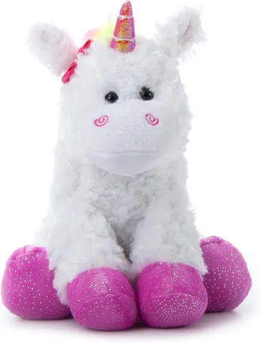 Miniatura 2 de Peluche de unicornio multicolor, de The Petting Zoo (10 pulgadas)