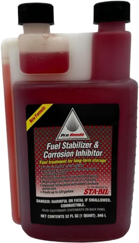 Miniatura 3 de CYCLEMAX Un paquete para estabilizador de combustible e inhibidor de corrosión Honda 08732-3200 contiene una botella de 32 onzas y un embudo