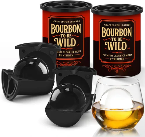 Miniatura 7 de Fabricador de Cubitos de Hielo Transparentes, Molde para Bolas de Hielo de Acero Inoxidable de 2.5", para Whisky y Cócteles, Moldes de Cubitos