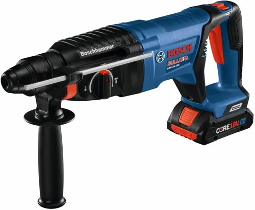 Miniatura 4 de Bosch GBH18V-26DK15 18V EC SDS-plus® Bulldog™ Kit de martillo giratorio de 1 pulgada sin escobillas con (1) batería de potencia avanzada CORE18V®