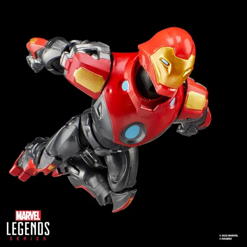 Miniatura 7 de Serie Marvel Legends Ultimate Iron Man, Figura de acción coleccionable de 6 pulgadas inspirada en cómics con accesorio de cómic a