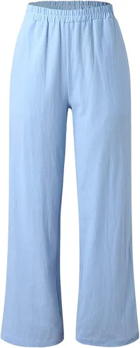 Miniatura 4 de Womens Soft Solid Color Loose Pockets Outdoor Pants Long Elastic Trousers Womens Work Pants Office Casual Curvy