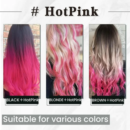 Miniatura 8 de RUNATURE Extensiones de cabello humano con punta I Tip color rosa, invisibles, extensiones de cabello humano real, extensiones de cabello humano