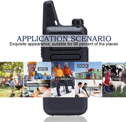 Miniatura 3 de Walkie Talkies LT-316 GMRS Camping al aire libre Senderismo Caza Uhf Mini Walkie Talkies 3 vatios Salida 5-10 millas Rango Micro USB Carga Amateur