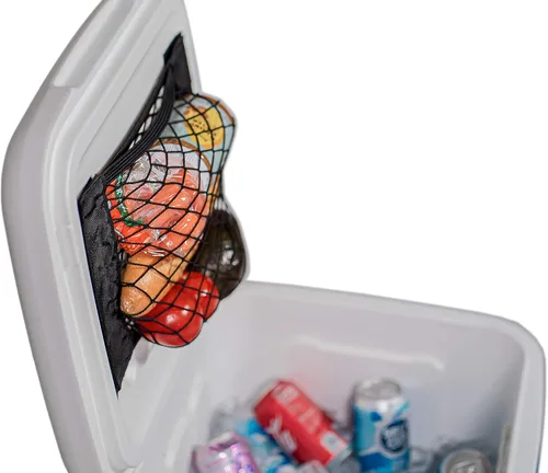 Miniatura 9 de Red para hielera para almacenamiento en seco y organización – Compatible con YETI, RTIC, Ninja, Igloo, Coleman, Lifetime, Pelican Ice Chests – Medio