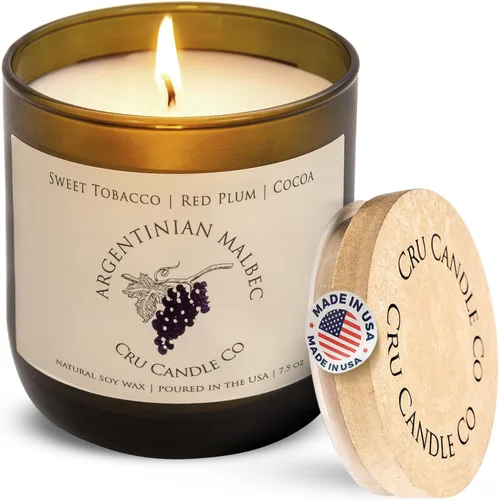 Miniatura 10 de Cru Wine - Velas perfumadas de vino – Napa Cabernet Sauvignon – Vela de combustión limpia, vela no tóxica, decoración de lujo, velas de cera de soja
