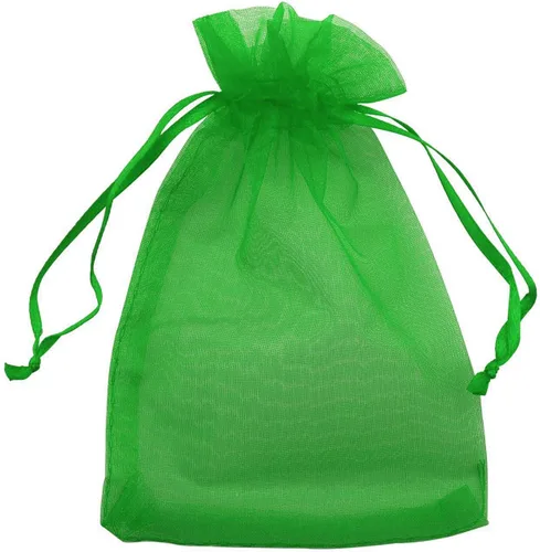 Miniatura 6 de Allgala 100 bolsas de regalo Orangza PF53400 con cordón, 8 x 12 pulgadas, surtidas