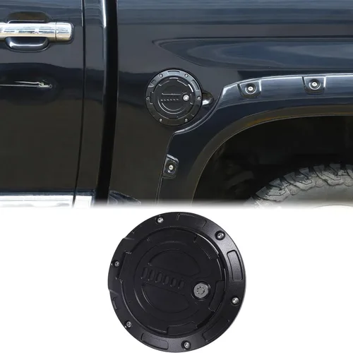 Miniatura 8 de Aunginsy Tapa de Repuesto para Tanque de Combustible de Automóvil con Cerradura Antirrobo Compatible con Toyota Tundra 2007-2021 Cubierta de Puerta