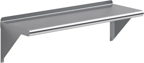 Miniatura 9 de AmGood Estante de pared de acero inoxidable de 36 pulgadas de largo x 14 pulgadas de profundidad Certificado NSF Estantería de metal