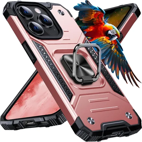 Miniatura 25 de Anqrp Funda resistente para iPhone 6/7/8/SE/SE2 con soporte de anillo mejorado y agarre, grado militar, a prueba de golpes, resistente y robusta