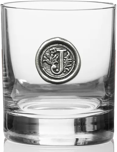 Miniatura 5 de English Pewter Company Vaso de Whisky Old Fashioned Rocks de 11 onzas con Inicial de Monograma - Regalos Únicos para Hombres - Regalos