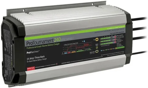 Miniatura 4 de ProTournament Elite 3 240 24 Amp 2-Bank Cargador de batería