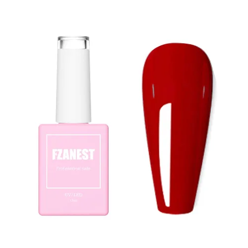Miniatura 22 de FZANEST Esmalte de uñas en gel azul bebé, color de verano amarillo esmalte en gel para arte de uñas removible LED UV #D15