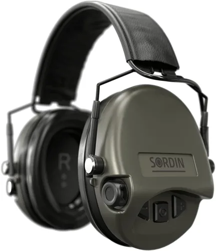Miniatura 8 de Sordin MIL AUX SFA Ear Muffs - Active and Electronic Military Ear Defenders w/ 31 dB SNR Attenuation Ring - Tactical Earmuffs