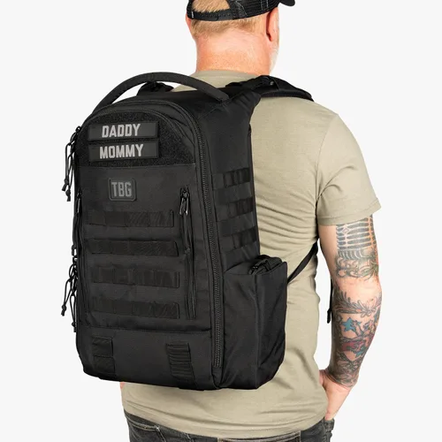 Miniatura 9 de Tactical Baby Gear Daypack Mochila Táctica de Pañales para Papás - Compatible con MOLLE, Alfombrilla de Cambio Integrada, Correas para Cochecito