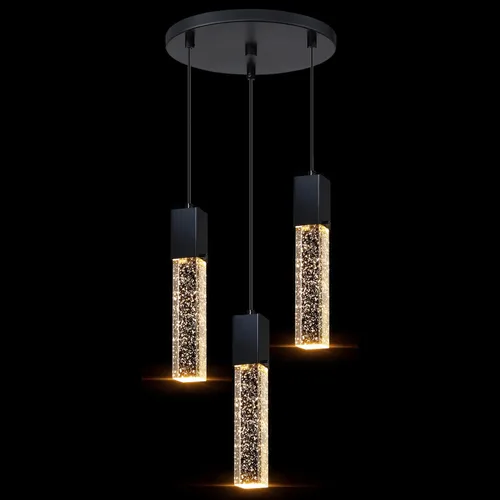 Miniatura 10 de Mini Lámpara Colgante de Cristal Integrada para Isla de Cocina, Moderna y Concisa, Accesorio de Luz de Techo Colgante, para Isla de Cocina, Comedor