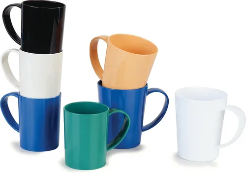 Miniatura 12 de Taza de café Carlisle FoodService Products de plástico con asa grande para buffets, hogar y restaurante, Tritan, 12 onzas, color hueso