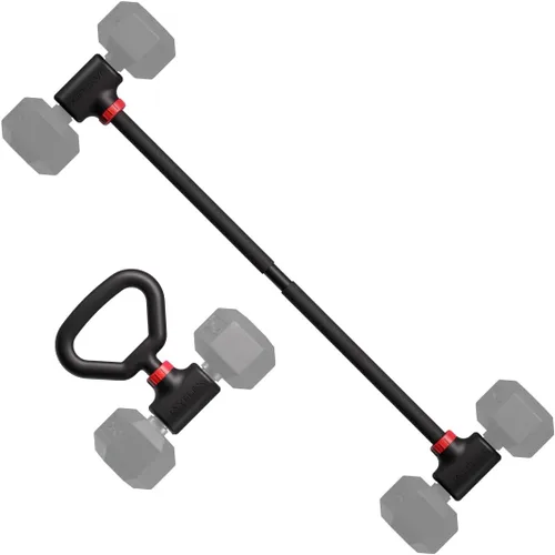 Miniatura 7 de Jayflex Hyperbell Convertidor de Mancuernas - Convierte mancuernas en conjunto de barra y pesas rusas para fitness en casa - Ajustable y hasta 200