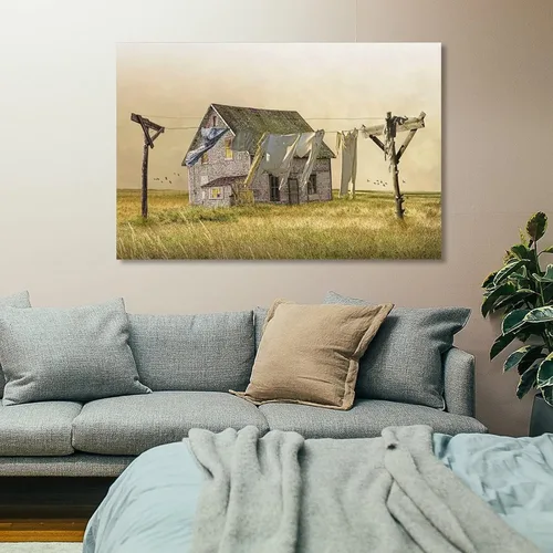 Miniatura 7 de Lavandería rural para el día de la lavandería, imagen retro, granja, naturaleza, paisaje, naturaleza muerta, lienzo estético, impresiones artísticas