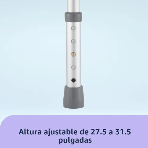 Miniatura 5 de Barra de seguridad para inodoro Medline para personas mayores con fácil instalación, marco de seguridad para inodoro de altura ajustable, pasamanos