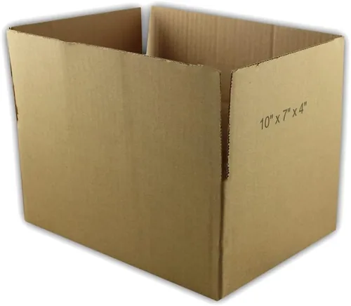 Miniatura 2 de EcoSwift 20 cajas de embalaje de la cartulina acanalada 10x7x4 que envían por correo los cartones móviles de la caja de envío