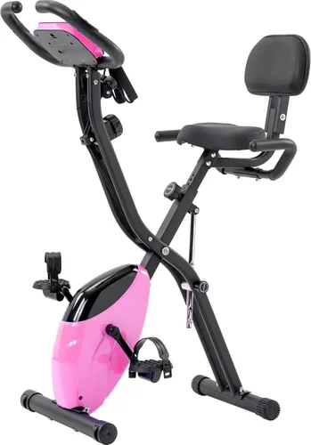 Miniatura 9 de Merax Bicicleta estática plegable para interiores, vertical, reclinada, para fitness, bicicleta magnética con resistencia ajustable de 16 niveles
