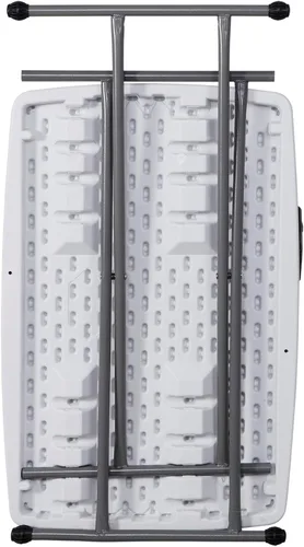 Miniatura 10 de F2C Mesa plegable de 30 pulgadas, mesa personal multifuncional, altura portátil y ajustable para bandejas de TV, laptop, costura, ideal