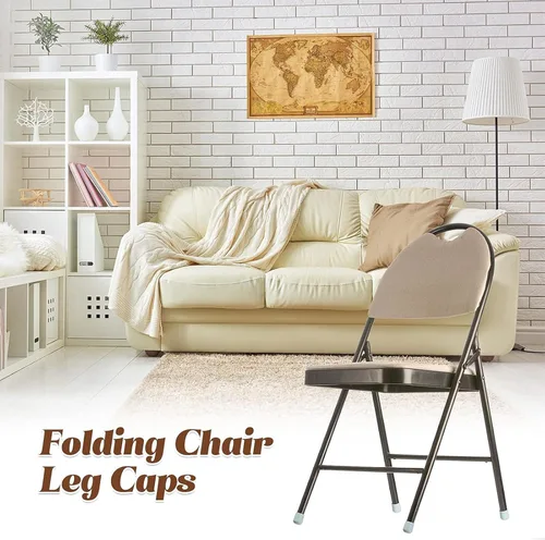Miniatura 4 de Jetec Tapas plegables para patas de silla de 7/8 pulgadas, tapas de plástico resistentes para patas de silla, tapas de goma que no dañan las patas