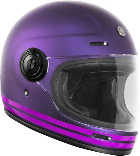 Miniatura 10 de TORC T1/Newport - Casco de moto de fibra de vidrio de cara completa aprobado por DOT y ECE