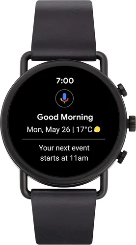 Miniatura 6 de Reloj inteligente con pantalla táctil de acero inoxidable con frecuencia cardíaca GPS NFC y notificaciones de teléfono inteligente Connected Falster