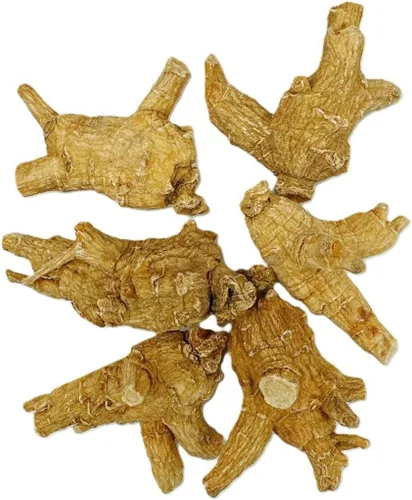 Miniatura 5 de Seleccionado a mano de ginseng americano de grado A grande, redondo, tamaño jumbo (caja de 4 onzas)