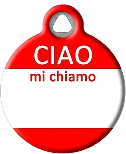 Miniatura 10 de Etiqueta de identificación personalizada con texto en inglés «Hello My Name» para perros y gatos, etiqueta de identificación personalizada