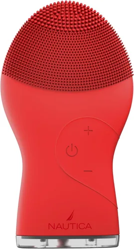 Nautica PC120 - Cepillo de limpieza facial hecho con silicona suave ultra higiénica, impermeable, recargable, con tecnología sónico, para hombres y