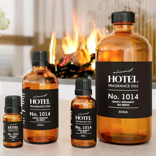 Miniatura 9 de AirScent - Aceite difusor de hotel n.º 1014 inspirado en la icónica mezcla costera de hotel de 5 estrellas, brisa marina de bergamota de limón, 0.34