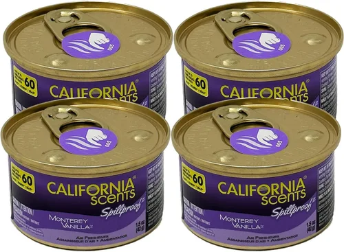 Miniatura 5 de California Scents Ambientador en Lata a Prueba de Derrames en Aromas de Jazmín del Desierto, Vainilla de Monterey y Cerezo Coronado: Mejor Jazmín