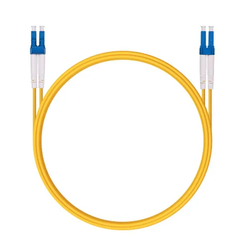 Miniatura 25 de Cable de conexión de fibra OM3 LC a LC de 0.7 ft, puente de fibra multimodo de 10 GB, LC-LC UPC dúplex MMF 50/125um, LSZH, para transceptor SFP