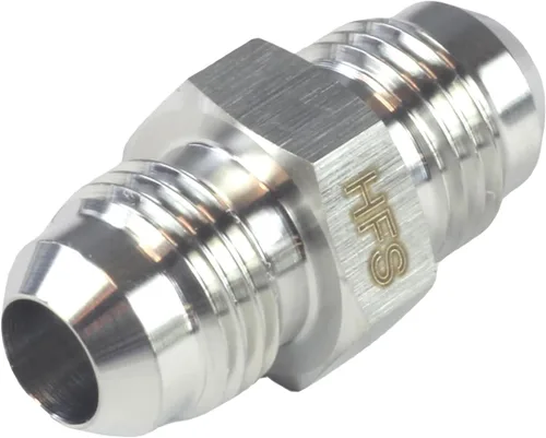 HFS (R) 3/8 "JIC macho x 3/8" JIC macho Flare Union Tube Pipe Fittings recto acero inoxidable 304