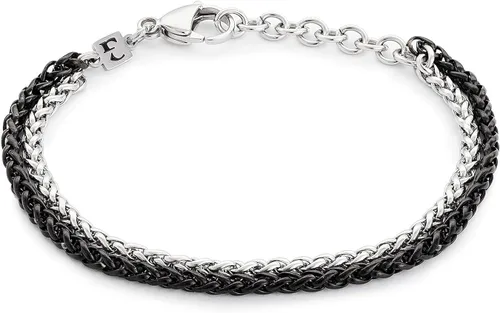 Galis Pulsera Dvir para hombre, acero inoxidable para hombres, pulseras de cadena de cuerda que no se deslustra, regalo de cumpleaños elegante,