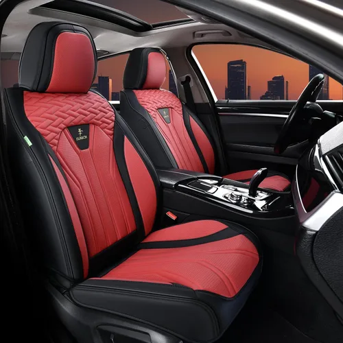 Miniatura 43 de FLORICH Fundas de asiento para automóviles, fundas de asiento impermeables, fundas de asiento de cuero para automóvil, paquete de 2, protector