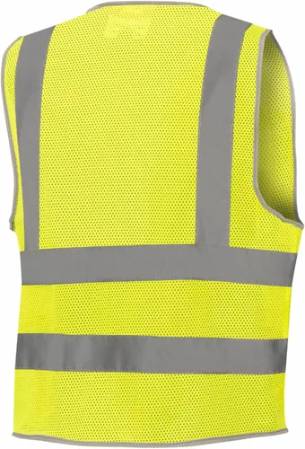 Miniatura 8 de Pioneer Chaleco de seguridad de alta visibilidad para hombres y mujeres - Malla reflectante y refrescante - 8 bolsillos - Clase 2 - Construcción