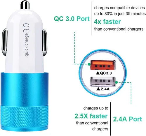 Miniatura 5 de Cargador de teléfono rápido 3.0 para Google Pixel 9a, 9, 9 Pro XL Fold, Samsung Galaxy A56 A36 A26 A16 A55 A35 A15 A53 5G A71 A51 A52 A42 A32 A12