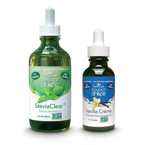 Miniatura 9 de SweetLeaf Stevia Clear Sweet Drops - Edulcorante líquido de stevia, gotas de stevia pura sin regusto amargo, alternativa de azúcar líquida, cero