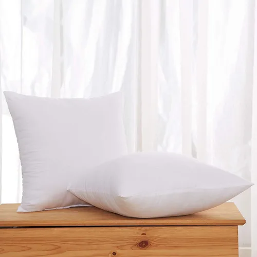 Acanva Relleno de almohada prémium con relleno de microfibra, soporte lumbar relleno decorativo para sofá, cama, sofá y sillas, 12 x 12 pulgadas, 2