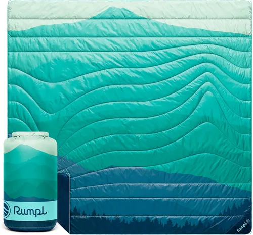 Miniatura 14 de Manta esponjosa Rumpl Original Puffy - Manta de acampar acolchada y cálida, 100% aislamiento de poliéster reciclado, ligera, fácil de empacar