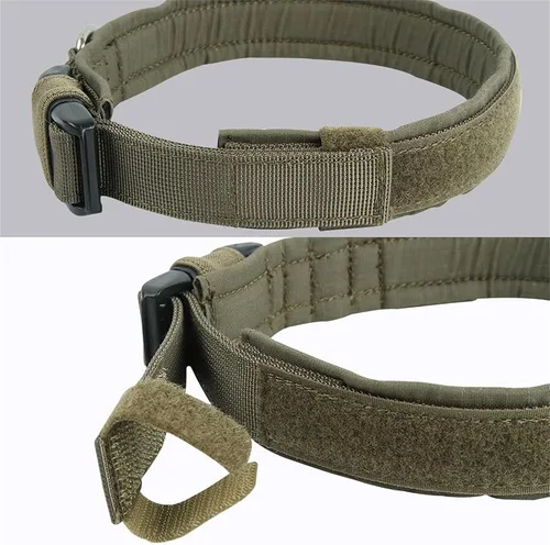 Miniatura 5 de EXCELLENT ELITE SPANKER Collar táctico para perros pequeños, de nailon, ajustable, resistente, militar, para perros pequeños, medianos y grandes