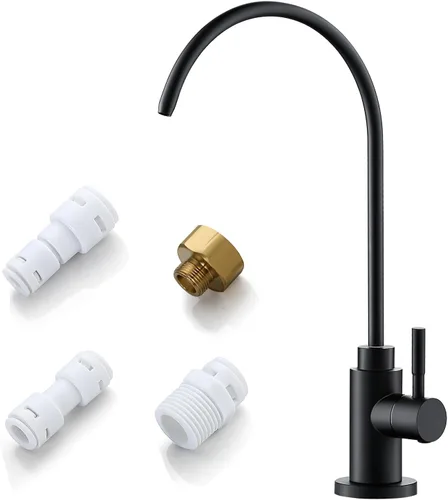 Llave con Filtro de Agua, VMASSTONE - Llave de Ósmosis Inversa que se Adapta a la Mayoría de Unidades RO o Sistema de Filtración de Agua sin Hueco