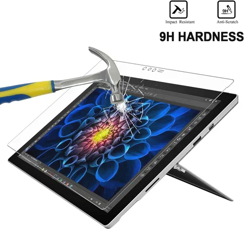 Miniatura 4 de Megoo Protector de pantalla para Surface Pro 5, ultra transparente, de alta respuesta, vidrio templado, compatible con Microsoft Surface Pro 6/Pro