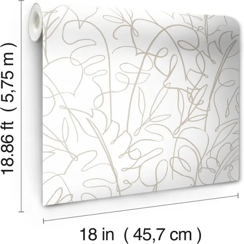 Miniatura 4 de RoomMates Tamara Day RMK12578RL Papel pintado natural tropical Signature